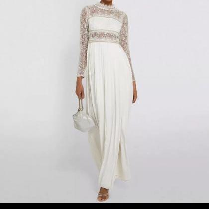 Ladies long white dress 